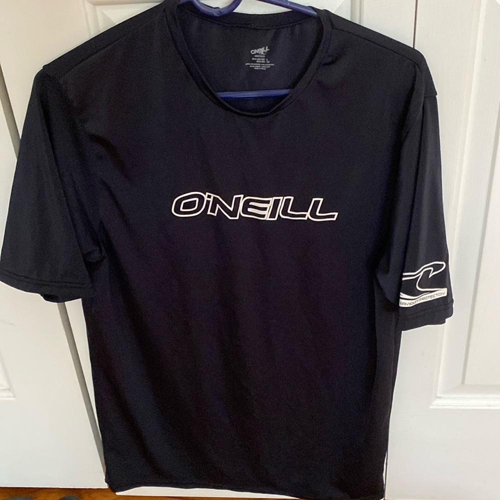 O’Neill rash guard shirt , black , large